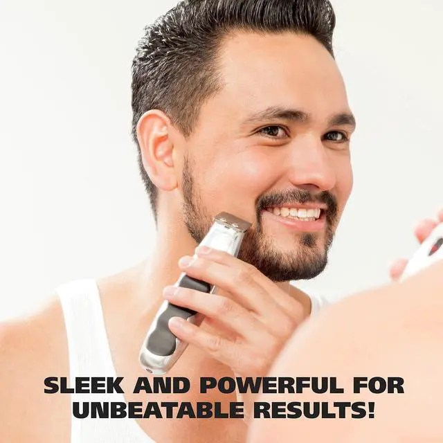Alt view image 7 of 7 - Groomsman Corded/Cordless Rechargeable Beard Trimmer for Men