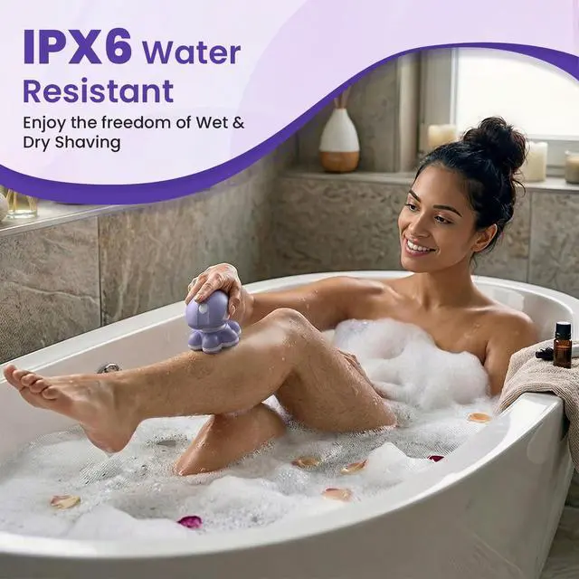 Alt view image 6 of 7 - 7D Electric Razors for Women Legs, Silky-Smooth Full Body Shaver