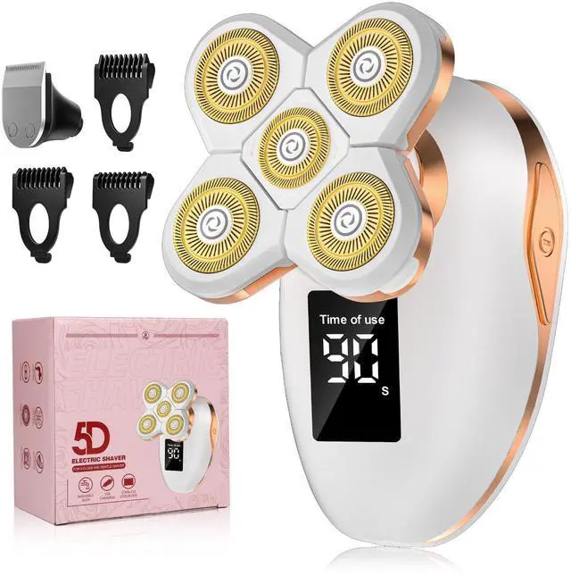 Main image of 2-in-1 Electric Razors for Women, Sensitive Skin, Legs & Bikini Area
