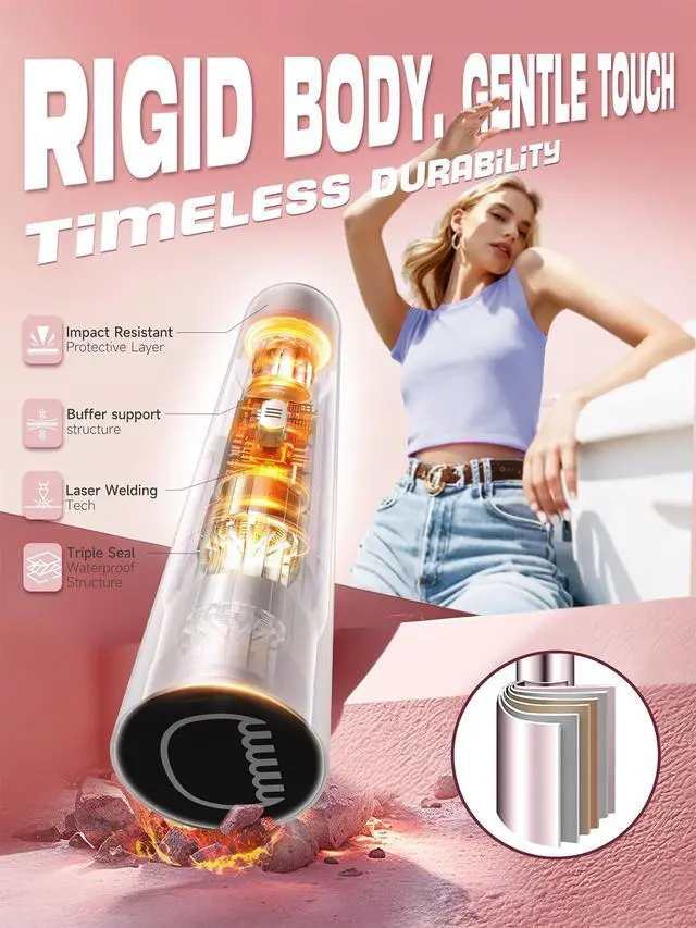 Alt view image 5 of 7 - Bikini Trimmer for Women,Shaver with Dual Heads for Body Pubic Hair,Electric Razors for Women,Facial Razor for Travel,IPX7 Waterproof,Smooth Ceramic Blade for Underarm Body Leg Face