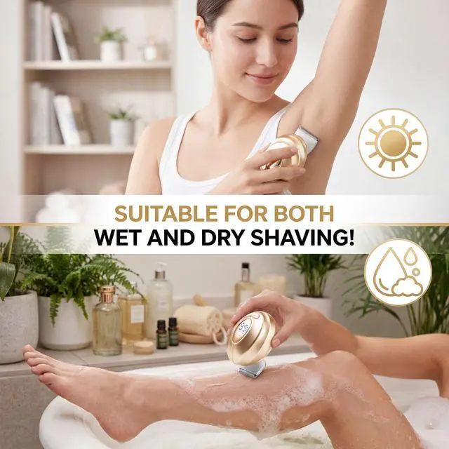 Alt view image 5 of 7 - Electric Razors for Women, 5-in-1 Magnetic Electric Shaver for Women, 7D Womens Electric Razor, Wet Dry Bikini Trimmer, Rechargeable Full Body Hair Removal for Face Arms Legs Armpit Pubic Area