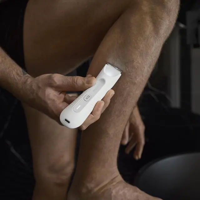 Alt view image 7 of 7 - The Lawn Mower® 3.0 Plus - Groin, Body & Bikini Hair Trimmer, Updated SkinSafe® Trimmer Blade, Waterproof Wet/Dry Groomer, USB-C Rechargeable, Mens & Women's Wireless Shaver, White Hot