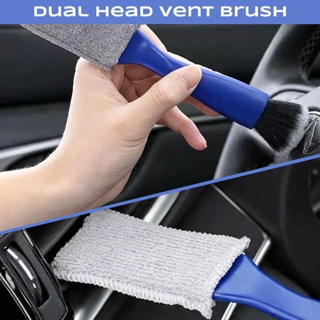 Alt view image 4 of 7 - 9 Pcs Car Detailing Brushes Kit, Car Interior Cleaning Tool with Cleaning Gel