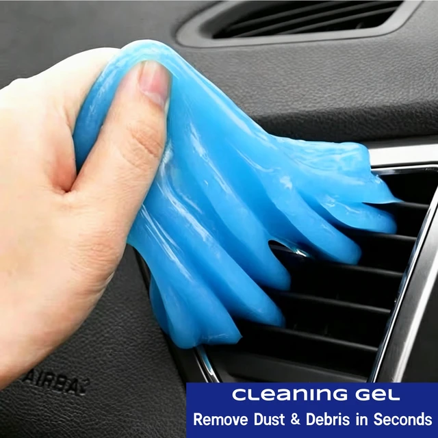 Alt view image 7 of 7 - 9 Pcs Car Detailing Brushes Kit, Car Interior Cleaning Tool with Cleaning Gel