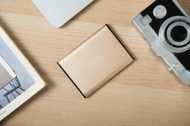 Alt view image 6 of 6 - 500GB Ultra Slim Portable External Hard Drive HDD USB 3.0 Compatible | with PC, Laptop - Gold