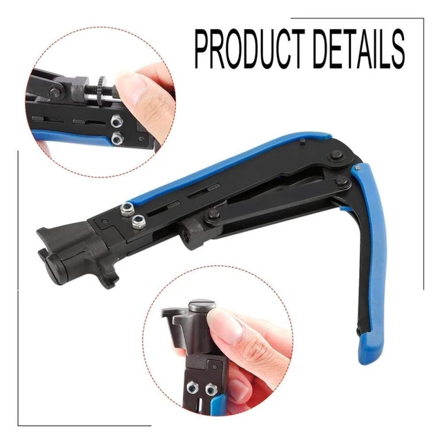 Alt view image 7 of 7 - Coax Compression Tool - Crimper for RG6, RG11, RG59 F-Connectors | WIDE APPLICATION - Built for cable TV, satellite dish, off-air antenna and security camera installations, plus automotive aud