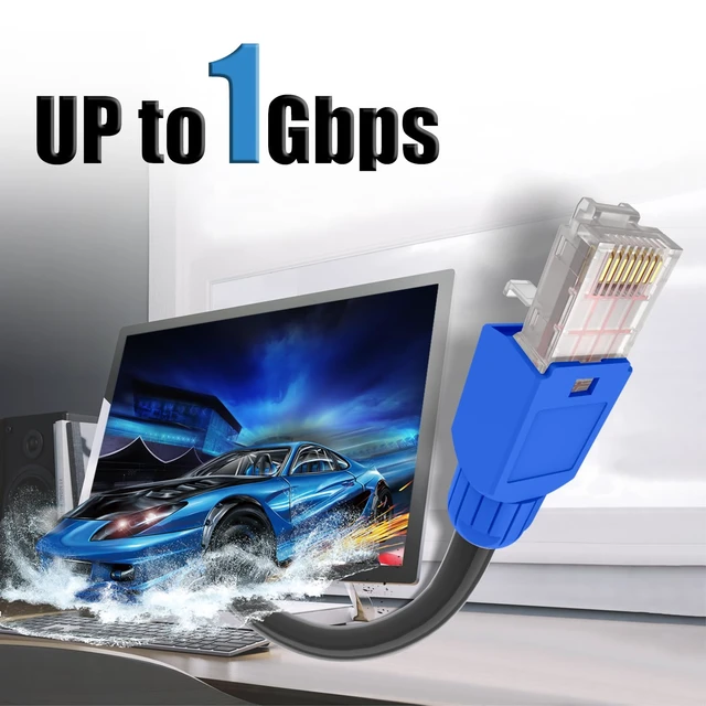 Alt view image 3 of 7 - Cat6 Tool-Free RJ45 Connector 6-Pack, Gold-Plated, UTP 23-26AWG | 23-26 AWG Network Cable Compatibility, Toolless Field Termination for Easy Installation 6 Pack - UTP CAT6 Blue Connector