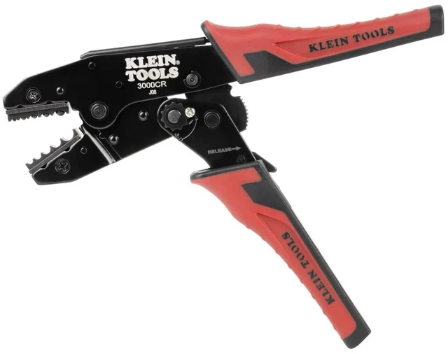 Main image of 3006CR Crimping Tool for Non-Insulated Terminals, Ratcheting Crimper, 10 to 22 AWG Stranded Copper Wire, Full-Cycle, 5-Cavity