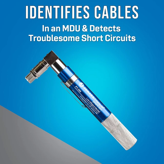 Alt view image 2 of 7 - PT-300 Voltage Protected Coax Cable Wire Tracer | Pocket Continuity Tester & Toner with Audible Beep and LED