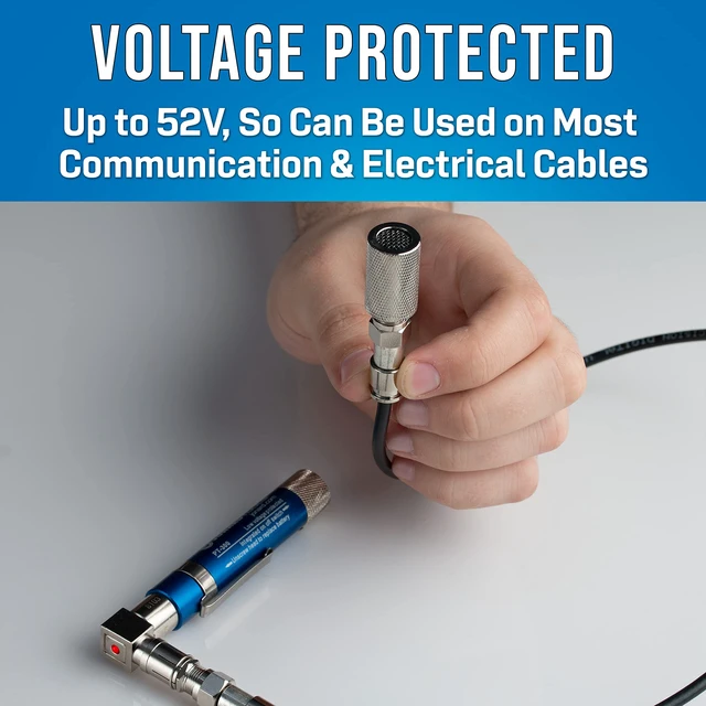 Alt view image 4 of 7 - PT-300 Voltage Protected Coax Cable Wire Tracer | Pocket Continuity Tester & Toner with Audible Beep and LED
