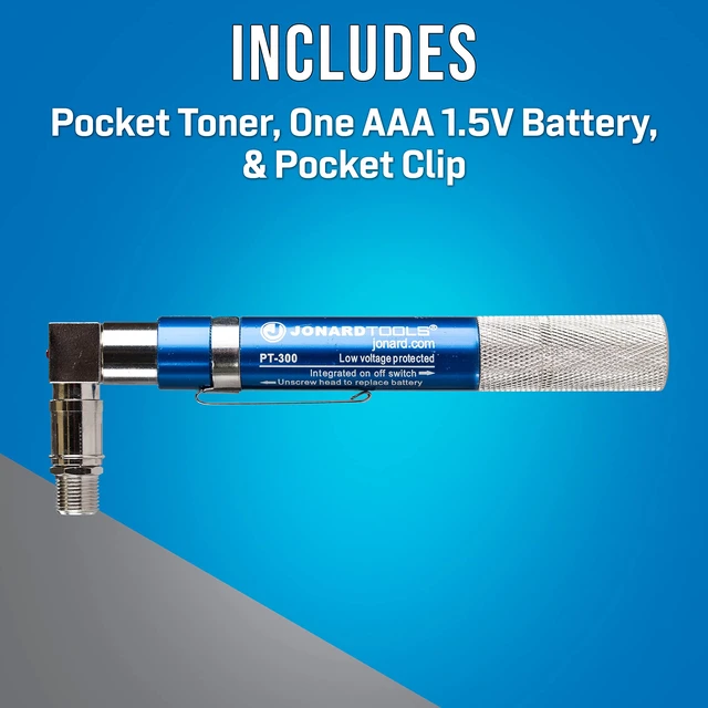 Alt view image 7 of 7 - PT-300 Voltage Protected Coax Cable Wire Tracer | Pocket Continuity Tester & Toner with Audible Beep and LED