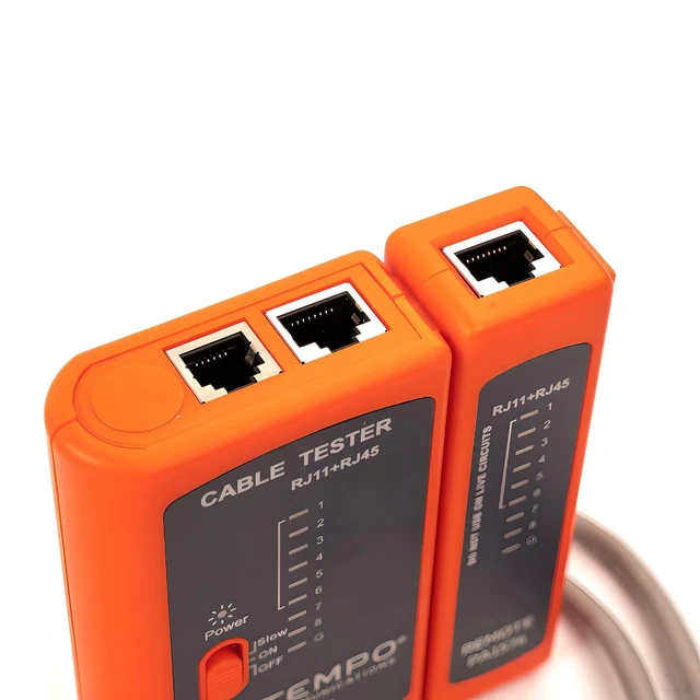 Alt view image 2 of 7 - PA1574 RJ45 Network Cable Tester, Ethernet Cable Tester, Cat5 Cable Tester for RJ11, RJ12 | CAT5E, CAT6 (Professional Grade)