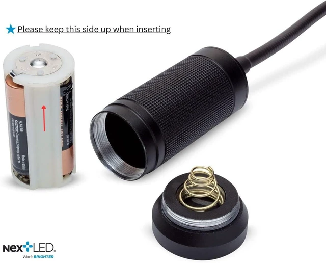 Alt view image 5 of 5 - NT-7647 20-Inch Gooseneck Flashlight with Magnetic Base, Cree LED, Zoomable Lens, IP54 Rating Waterproof. Flexible LED Light, Work Bench, Auto Repair, Grill Light, Inspection