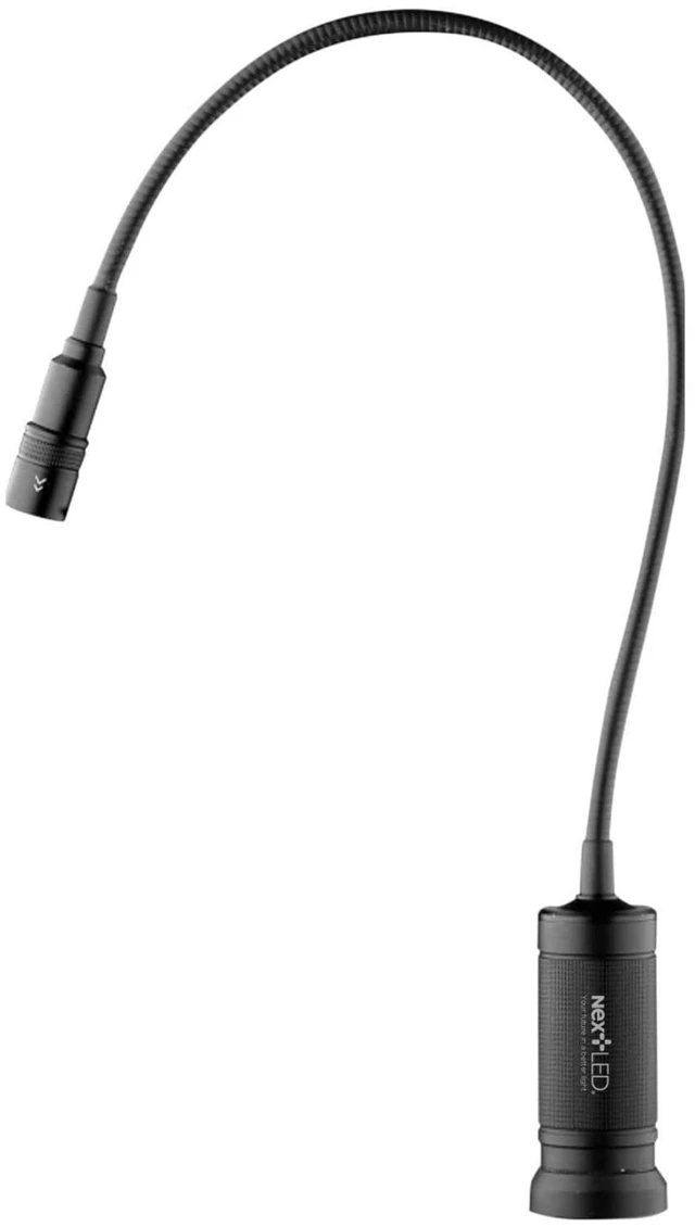 Main image of NT-7647 20-Inch Gooseneck Flashlight with Magnetic Base, Cree LED, Zoomable Lens, IP54 Rating Waterproof. Flexible LED Light, Work Bench, Auto Repair, Grill Light, Inspection