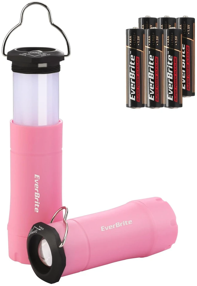 Main image of 2-in-1 Mini Lantern and Flashlight 2 Pack, Zoomable Lantern | Zoomable Flashlight Lantern Camo, 3 Modes, Camping Essentials, Battery Powered Lantern for Hurricane, Hiking, Emergency, Home