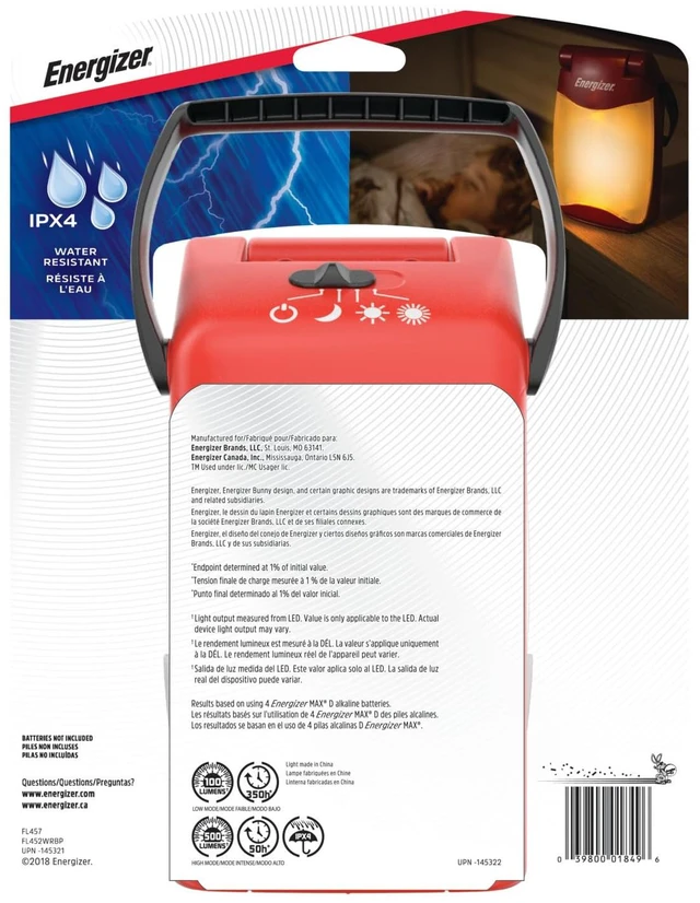 Alt view image 3 of 4 - All-Weather LED Lantern, IPX4 Water Resistant, Bright and Durable Camping Lantern - Compact Emergency Light