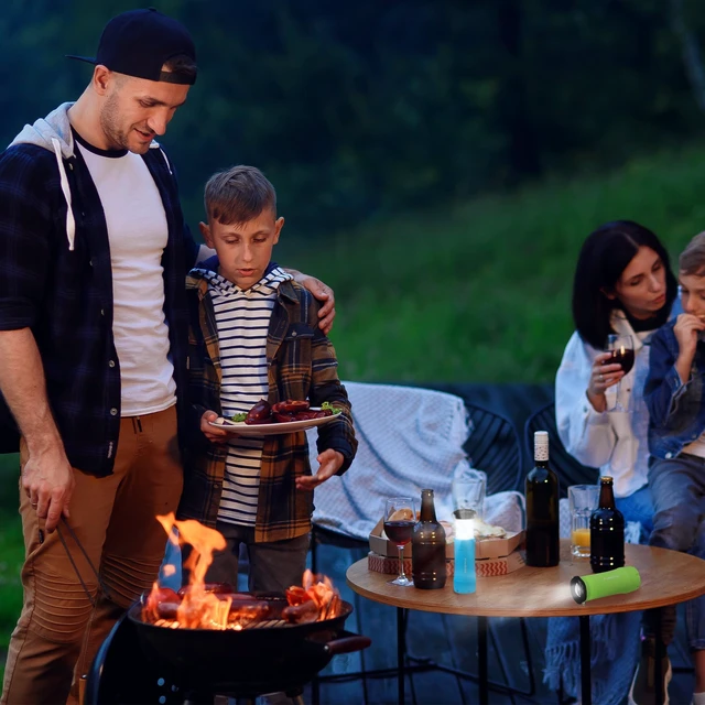 Alt view image 7 of 7 - 2-in-1 Mini Lantern and Flashlight 2 Pack, Zoomable Lantern | Zoomable Flashlight Lantern Camo, 3 Modes, Camping Essentials, Battery Powered Lantern for Hurricane, Hiking, Emergency, Home