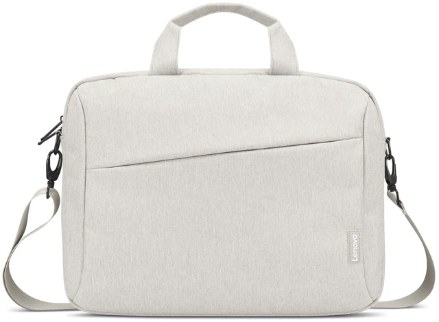 Main image of 16" Laptop Bag T210 (ECO), Water-Resistant Laptop Sleeve Case with EVA Protective Padding, Dual Compartments, Travel Strap, Eco-Friendly Recycled Material, Fits Up to 16-Inch Laptops, Beige