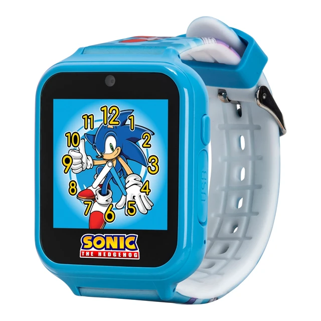 Alt view image 4 of 6 - SEGA Sonic the Hedgehog Educational Learning Touchscreen Smart Watch Toy for Boys, Girls, Toddlers - Selfie Cam, Learning Games, Alarm, Calculator, Pedometer (Model: SNC4055AZ)