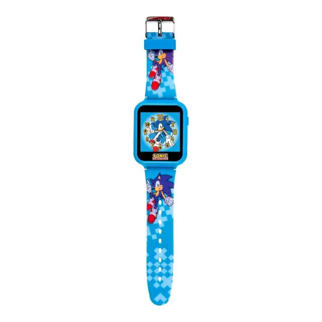 Alt view image 5 of 6 - SEGA Sonic the Hedgehog Educational Learning Touchscreen Smart Watch Toy for Boys, Girls, Toddlers - Selfie Cam, Learning Games, Alarm, Calculator, Pedometer (Model: SNC4055AZ)