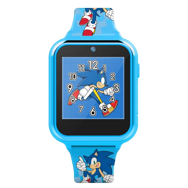 Alt view image 6 of 6 - SEGA Sonic the Hedgehog Educational Learning Touchscreen Smart Watch Toy for Boys, Girls, Toddlers - Selfie Cam, Learning Games, Alarm, Calculator, Pedometer (Model: SNC4055AZ)