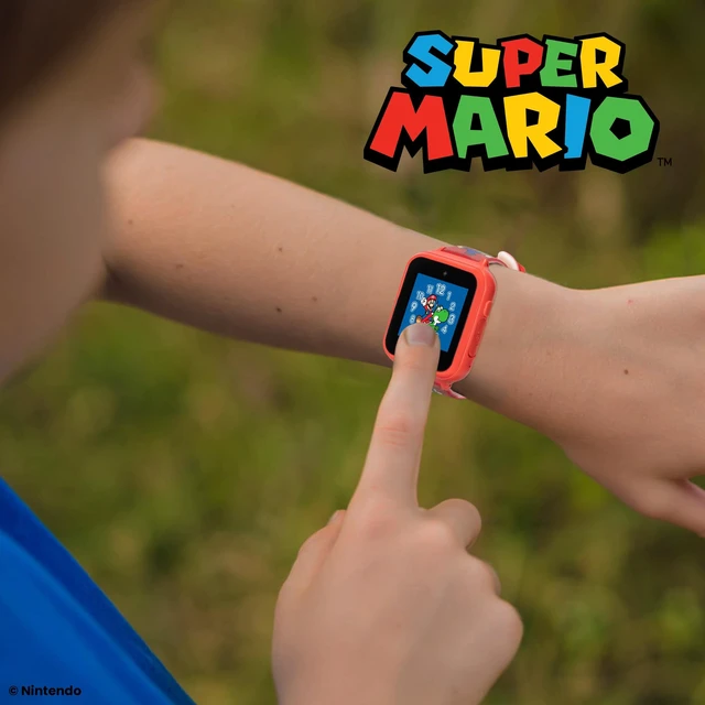 Alt view image 4 of 4 - Super Mario Kids Interactive Smartwatch with Camera, Custom Watch Faces Fits Wrists 5.5'' to 8''