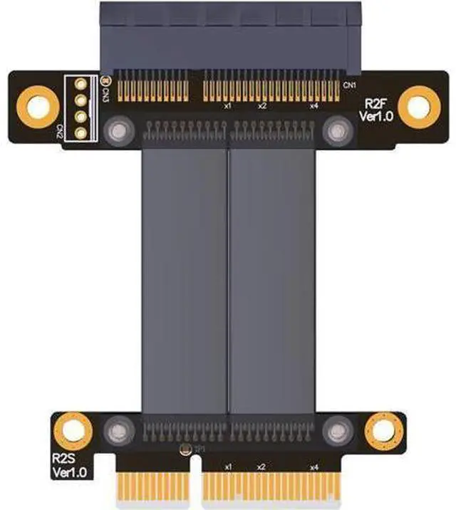 Main image of ADT-Link PCIe 3.0 x4 Male to Female Extension Cable R22SF PCI Express Gen3 Motherboard Graphics SSD RAID Extender Conversion Riser Card(60CM)
