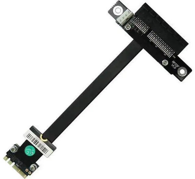 Alt view image 4 of 7 - ADT-Link M.2 WiFi A.E Key A+E to PCI-e 4X x4 Riser Extender Adapter Card Ribbon Gen3.0 Cable AE Key A E for PCIE 3.0 x1 x4 x16 M2 Card (40cm,R52SF)