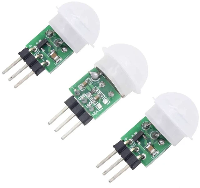 Main image of TERRA HAVEN 3pcs AM312 Mini Pyroelectric PIR Human Sensor Module PIR Infrared IR Sensor Body Manual Motion Infrared IR Detector