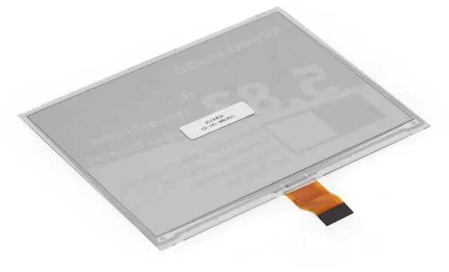 Alt view image 4 of 7 - 1pc 5.83 Inch Monochrome ePaper Display, 648x480 Resolution, SPI Interface, Compatible with Arduino/XIAO/STM32