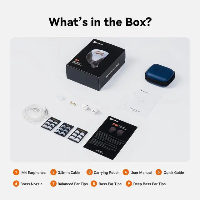 Alt view image 4 of 7 - IM4 Open-Back IEM Earphones, in Ear Monitor Wired Earbuds, 10mm Single Dynamic Driver, IEMs for Audiophiles, Gaming and Studio, 3.5mm 2-Pin 0.78mm Detachable Cables, N52 Dual Magnets