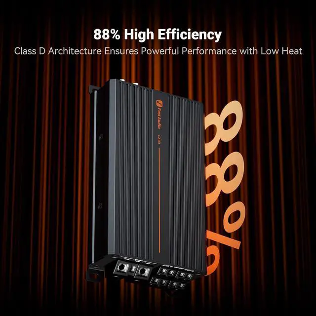 Alt view image 4 of 7 - CA30 4 Channel Car Amplifier Mini Class D 200x4 Peak 400 Watts, Micro Compact Amp Mono Subwoofer, RCA/High Level Input, 320W 2 Bridgeds, Low Noise HiFi for Vehicle Stereo Audio Sound System