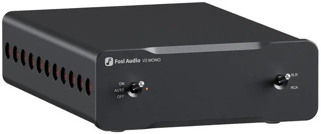 Main image of V3 Mono Power Amplifier for Home Audio Speakers, Mini Monoblock Class D Amp with TPA3255, 240W for HiFi Home Theater AVR Receiver Component, RCA/XLR Balanced Inputs 48V/5A Power