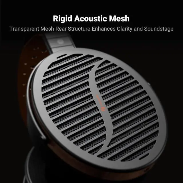 Alt view image 7 of 7 - i5 Open-Back Planar Magnetic Headphones with 97mm Ultra-Large Diaphragm, CNC Metal & Walnut Wood, Audiophile Wired Studio Headphones for Multi-Source Devices