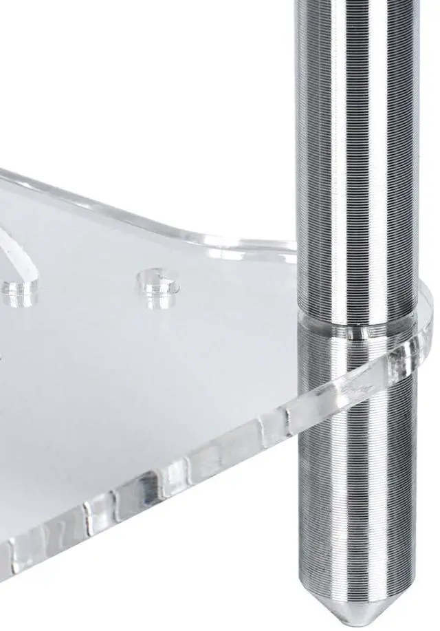 Alt view image 4 of 7 - Acrylic Amplifier Rack for Cooling Fan, Sturdy Audio Equipment Rack for Home Theater, HiFi and AV Component Rack, Ventilated Speaker Stand for Studio and Audio Devices