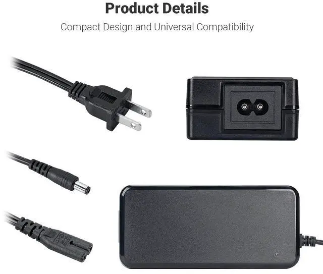 Alt view image 5 of 7 - 48V 5A Power Adapter Supply for Home Audio Bluetooth Stereo Receiver Amplifier Mini Hi-Fi Class D Integrated Amp