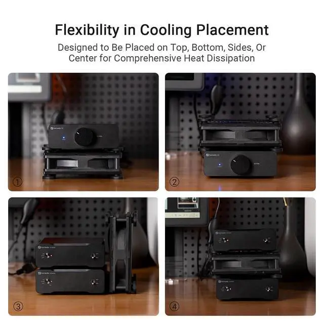 Alt view image 5 of 7 - USB C 5V Cooling Fan for for V3 Mono, V3 and BT20A PRO Amplifier