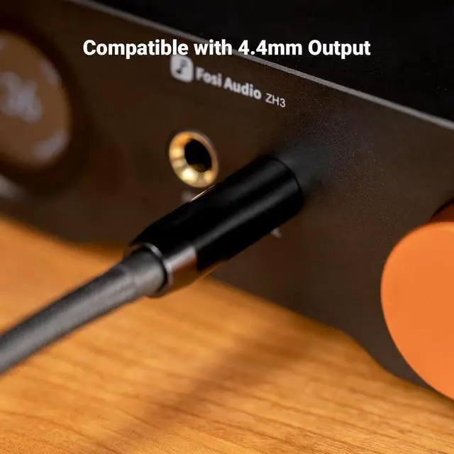 Alt view image 5 of 5 - Dual 3.5mm to 4.4mm Cable for i5 Planar Magnetic Headphones 4.9Ft