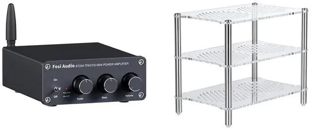 Main image of Acrylic Amplifier Rack and BT20A Bluetooth Stereo Amplifier