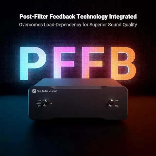 Alt view image 2 of 7 - V3 Mono Power Amplifier for Home Audio Speakers and USB C 5V Cooling Fan