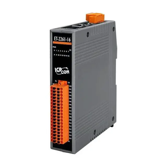 Alt view image 3 of 4 - ET-2261-16 Modbus TCP/UDP & MQTT Remote I/O Module. Ethernet Data Acquisition Module with 16 Channels of Form A Power Relay Output.