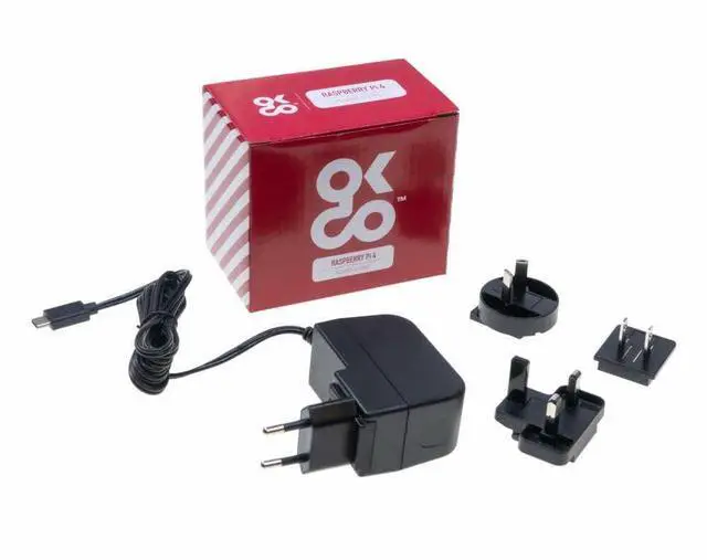 Main image of Raspberry Pi 4 Power Supply 5.1V/3A Multihead