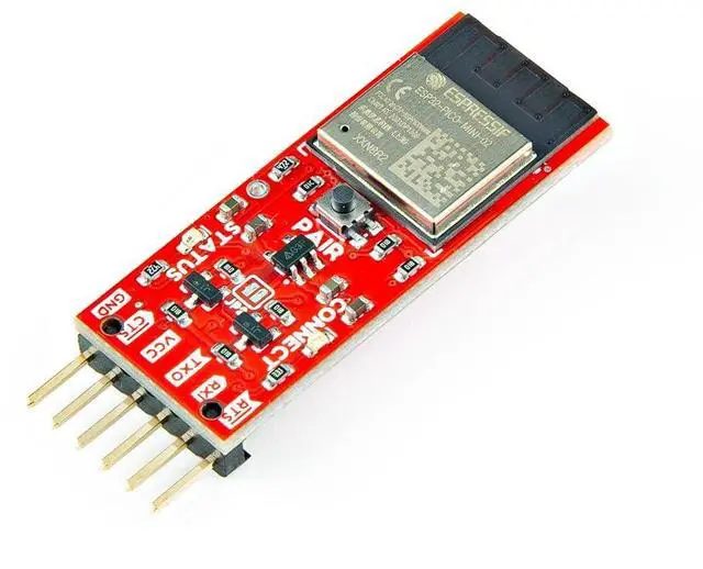 Main image of BlueSMiRF v2 - Headers, Wireless Serial UART Link, ESP32-PICO-MINI-02 Module with Built-in PCB Antenna, Input Voltage: 3.3V to 5V, Board Dimensions: 44.2mm x 15.22mm