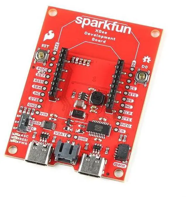 Main image of Digi XBee Development Board, 3 Low-Power LTE-M/NB-IoT Includes Two USB-C connectors for Communication and firmware Updates I2C Capable sensors, peripherals, Dimensions: 1.8 by 2.5 (inches)