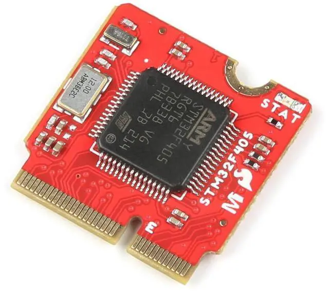 Main image of MicroMod STM32 Processor Board, economical microcontroller up to 168 MHz, 16MB Flash Storage with 1 MB of Flash Memory, Dimensions: 0.8IN x 0.8IN