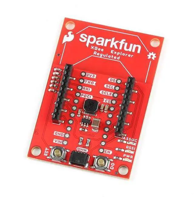 Main image of Digi XBee® Explorer Regulated, A Versatile Breakout Board that bypasses a USB-C Connection and a Perfect Companion for Any Low-Power Cellular IoT Project, Dimensions: (Inches) 1.4" by 2.05