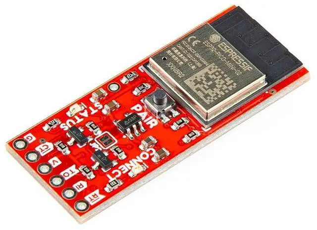 Main image of BlueSMiRF v2 Wireless Serial Link, up to 921600bps, ESP32-PICO-MINI-02 Module with Built-in PCB Antenna, Input Voltage: 3.3V to 5V, Board Dimensions: 44.2mm x 15.22mm