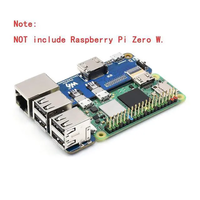 Alt view image 2 of 5 - Zero 2 W Expansion Board Alternative HAT for RPI RasPi Raspberry Pi 2W to PI3 3B Development Board Projects PiZero 0 Zero2 Zero2W Accessories Converter Adapter Breakout Shield