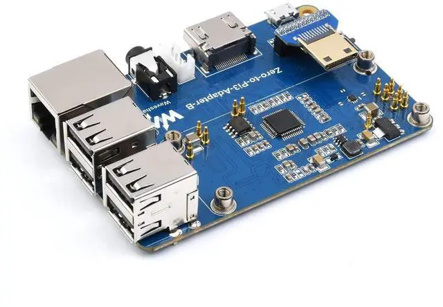 Main image of Zero 2 W Alternative Hats Expansion Board Compatible with for RasPi Raspberry Pi 0 2W to 3B Development Board Projects Adapter Pi0 PiZero Zero2 Zero2W Accessories Breakout Shield