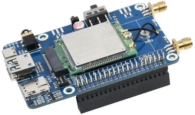 Main image of 4G LTE IoT Projects GPS Hats Cooling Fan Expansion Board for PI5 PI4B RasPi RPI Raspberry Pi 3 4 Model B 5 Development Board Accesorios Set Breakout Shield Complete Starter Kit 2GB 4GB 8GB 16GB RAM
